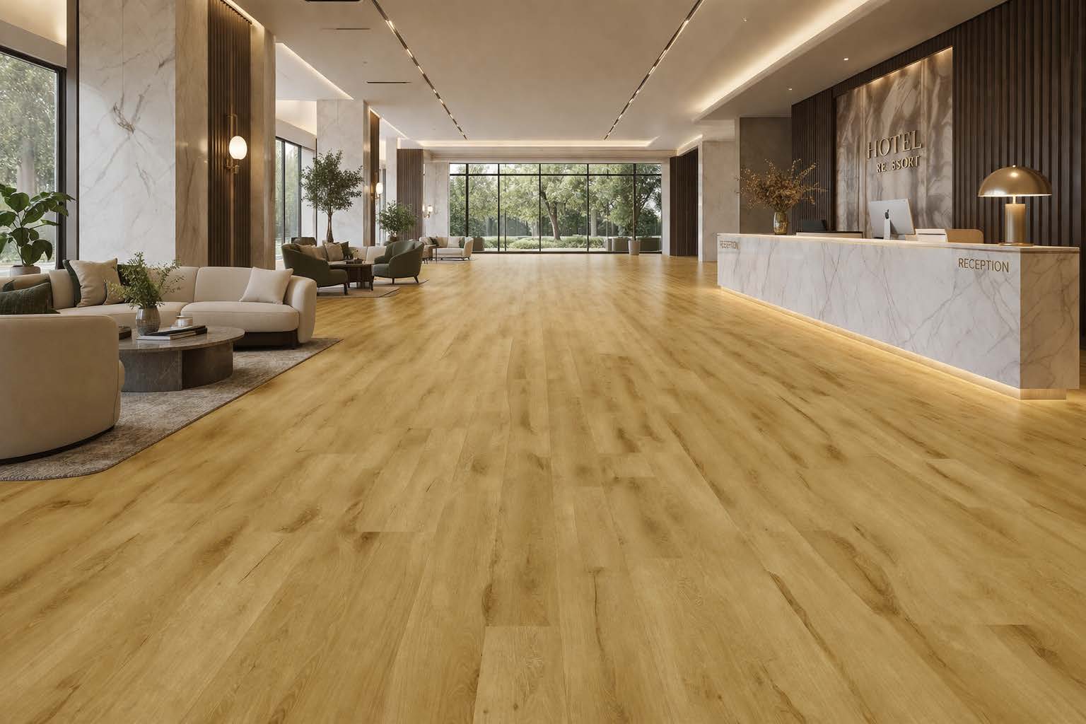 Wide flooring decor