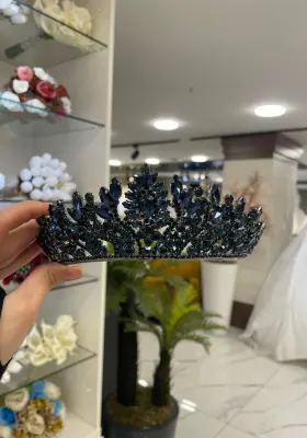 lacivert zirkon taşlı