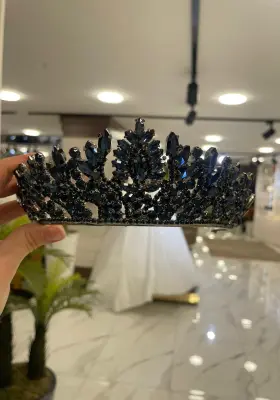 lacivert zirkon taşlı